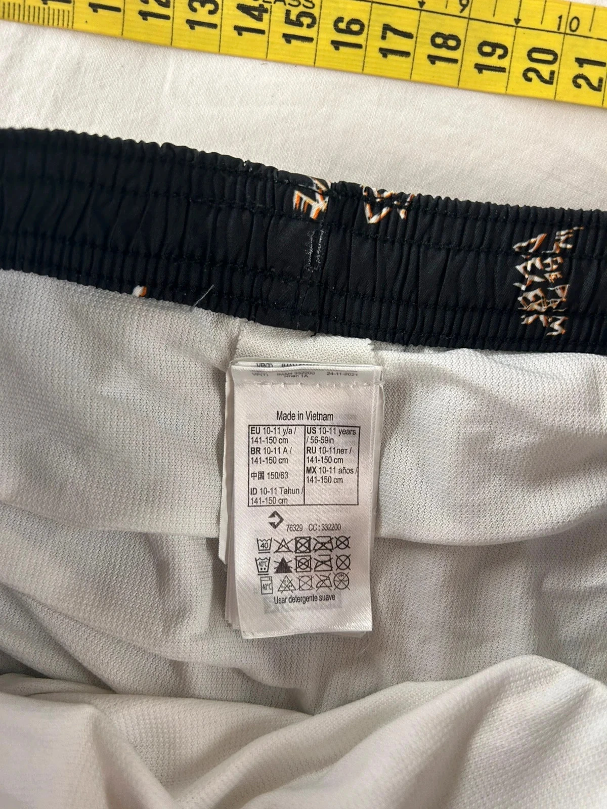 Biquíni curto Decathlon preto com motivos vintage – photo 6